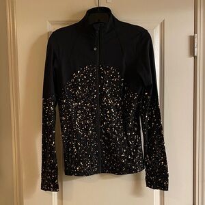 Lululemon Black and Gold Define Jacket